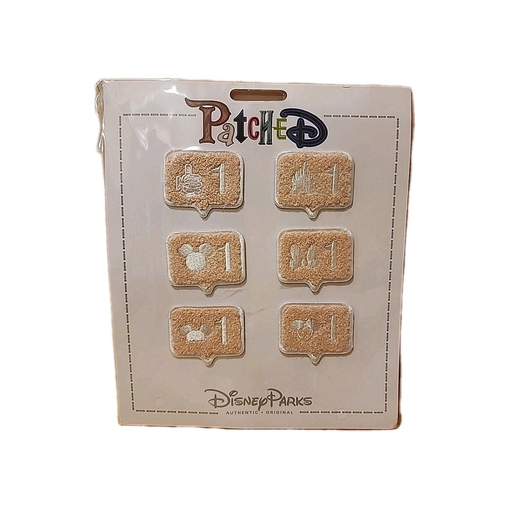Disney Parks Patched D Patches Set‎ NEW Theme Park Icons Collectible